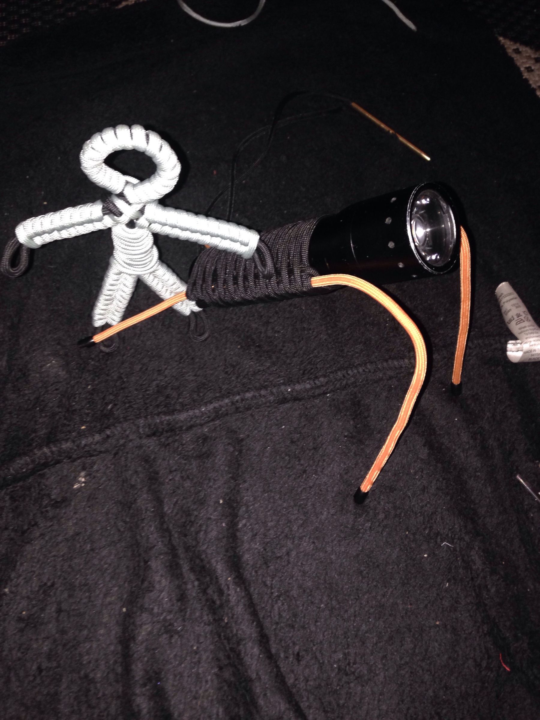 Pose-able Paracord Torch Wrap