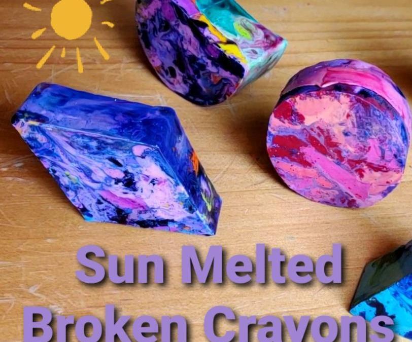 Sun Melted Broken Crayons 