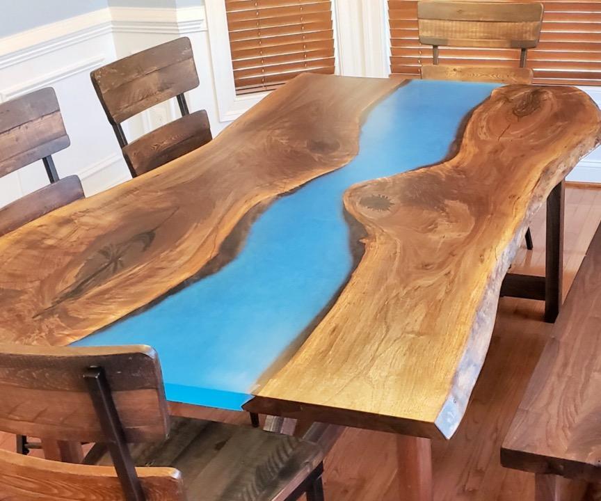 DIY Walnut Epoxy Dining Table 19 Steps (with Pictures) Instructables