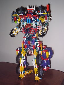 Here Are Some of My Custom and Glitched's Knex Transformers