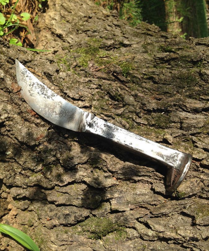 Knife Out of a Railroad Spike