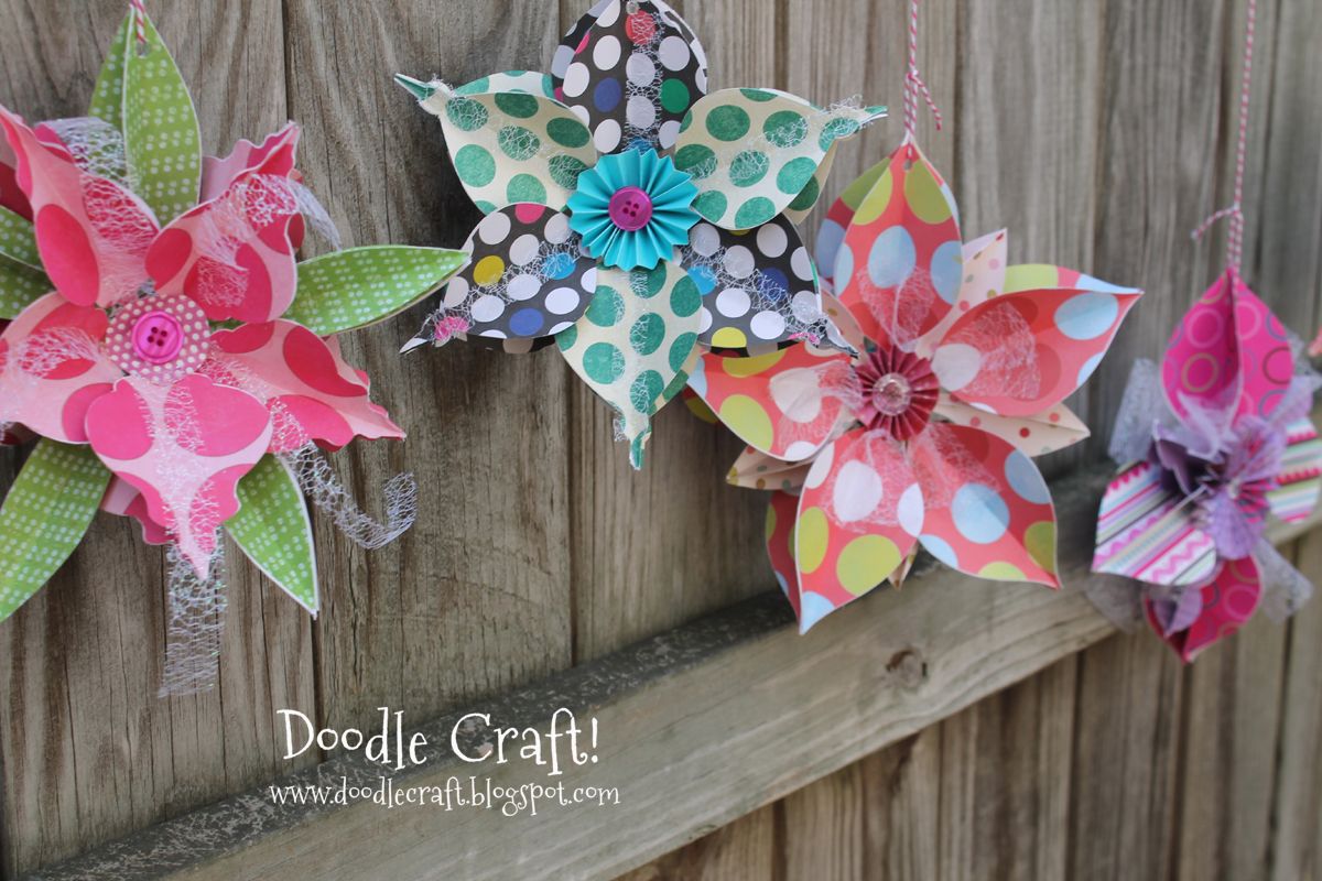 3D Ornament Snowflake Bunting!