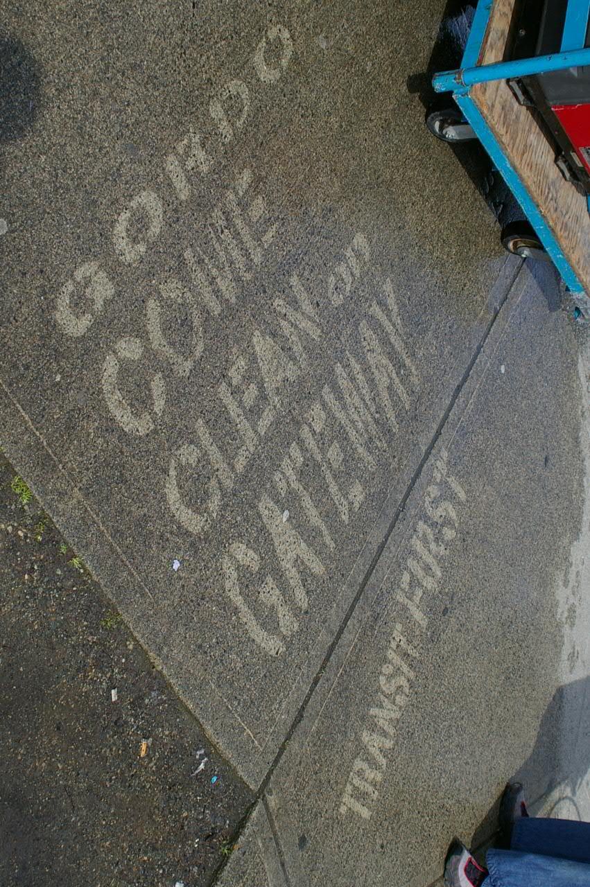 Reverse Graffiti With Pressure Washer