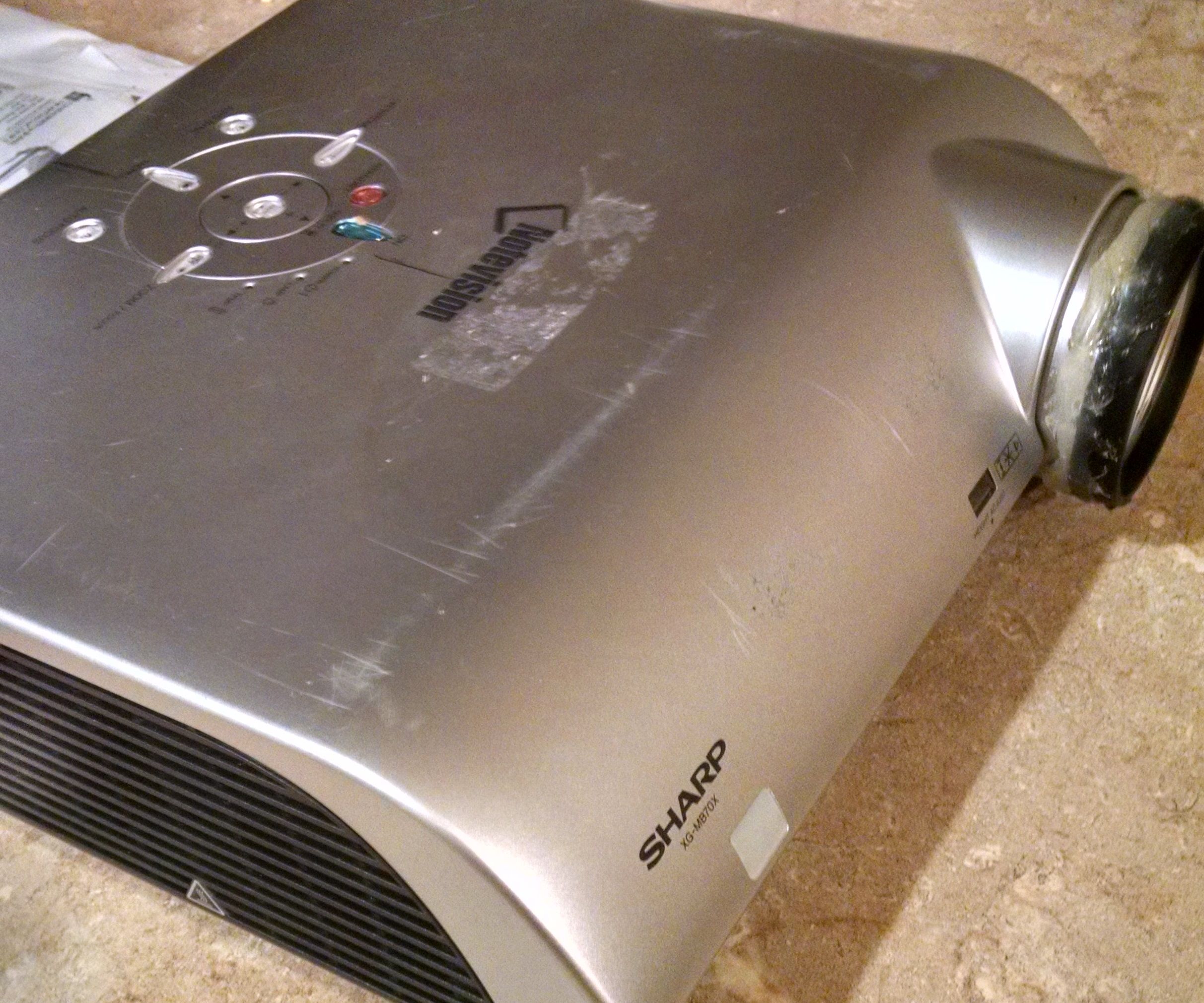 Modify Sharp DLP Projector (XG-MB70XA) for SLA 3D Printing
