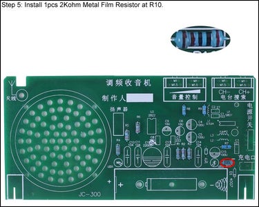 1pcs 2Kohm Metal Film Resistor