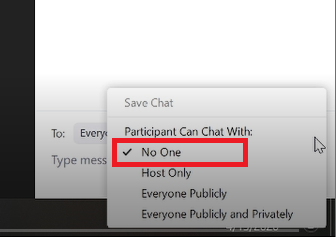 Disable Chat