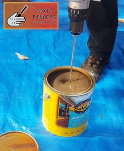 Oiling the Bench Timber