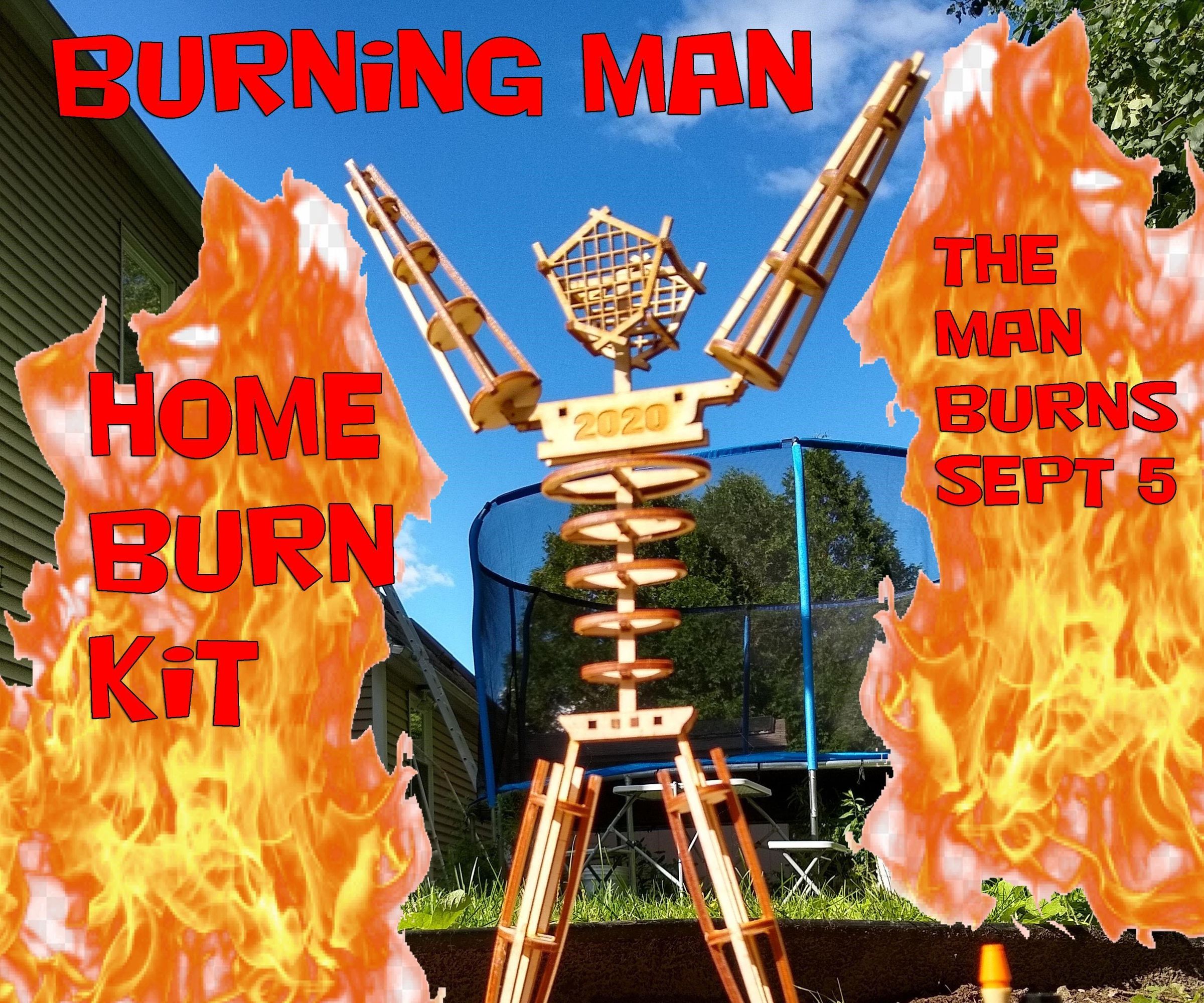 Mini Burning Man Home Burn Kit