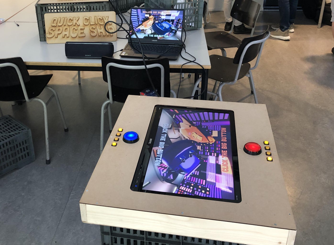 Quick Click Space Ship - a Unity / Arduino Arcade Game : 6 Steps ...