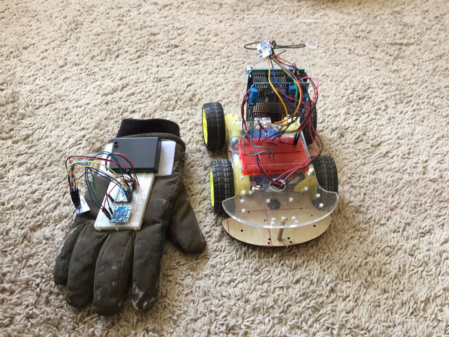 RC Car Controlled by Old Glove Instructables