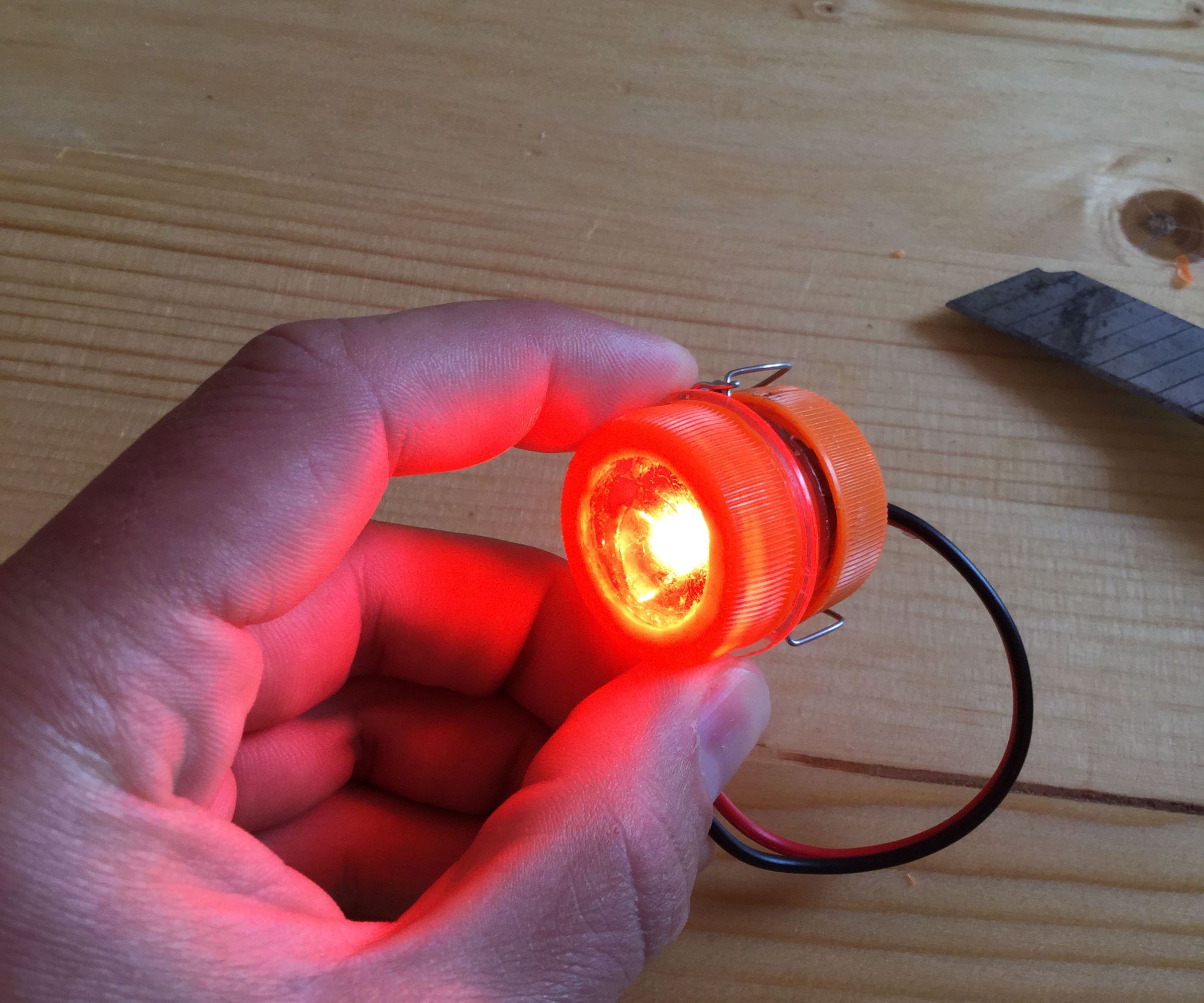 Automatic Bicycle Light From a Plastic Bottle