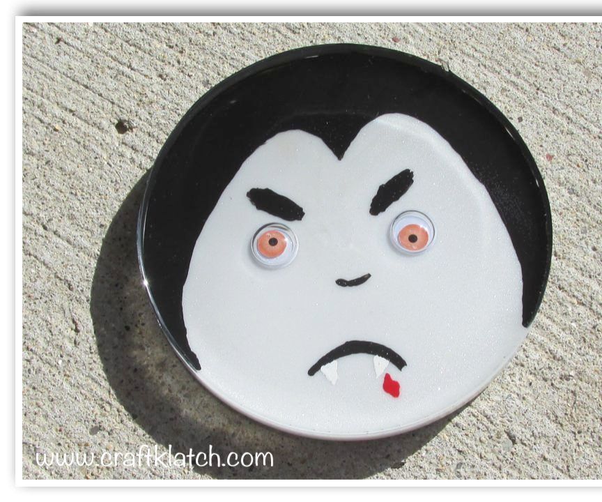Dracula Vampire Coaster DIY