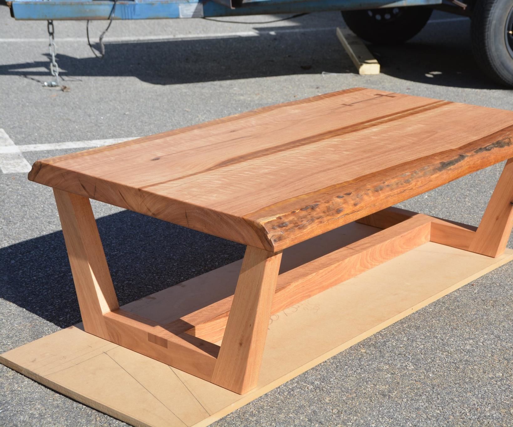 Live Edge Coffee Table - Modern 