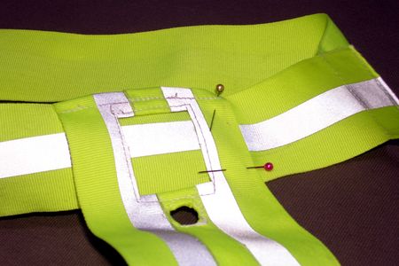 Sewing MP3 Enclosure to Armband