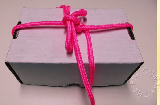 how to tie a box with rope