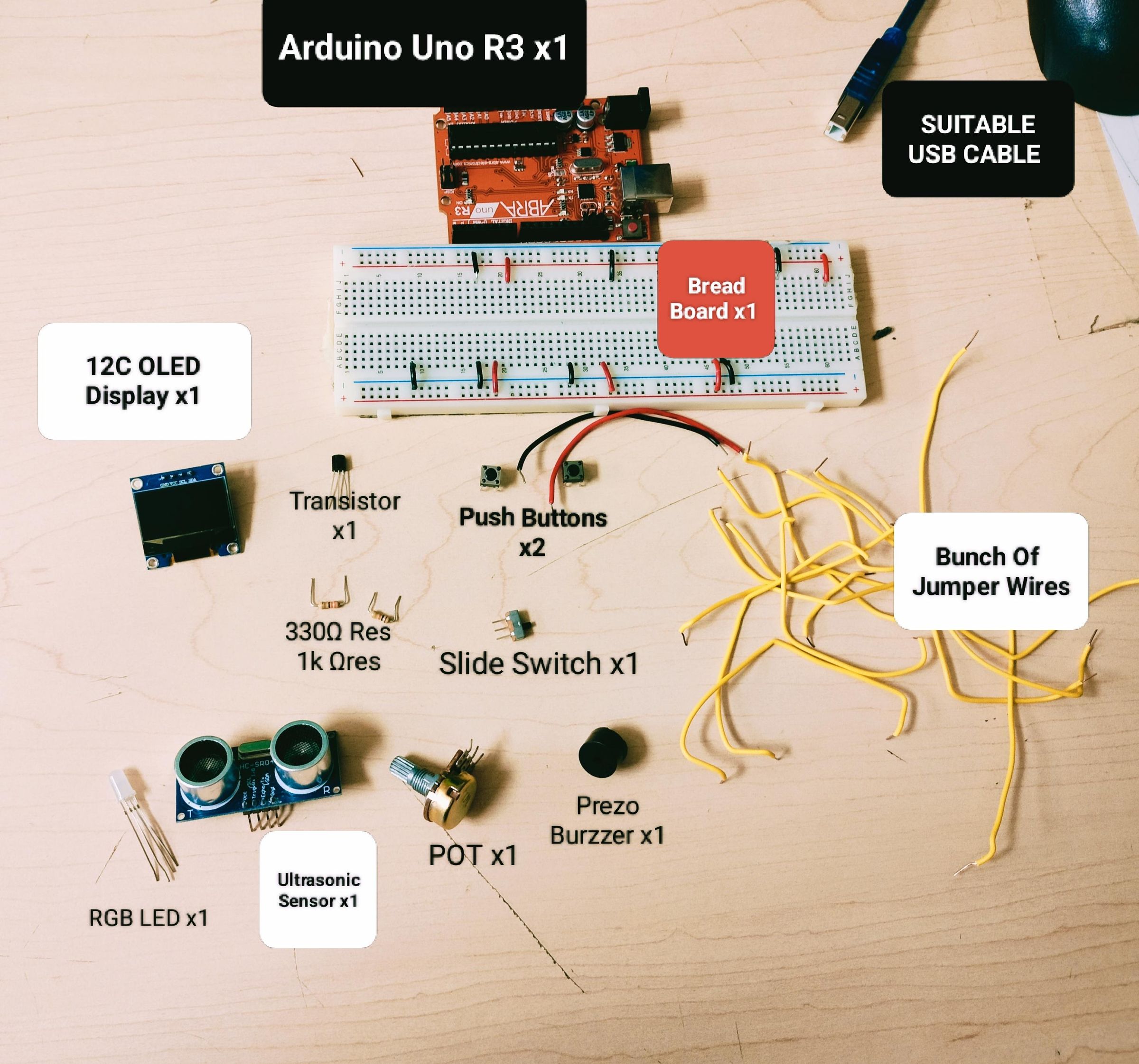 T-Rex GO! Arduino OLED Survival Game : 6 Steps - Instructables