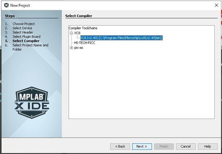 Create MPLAB X IDE Project