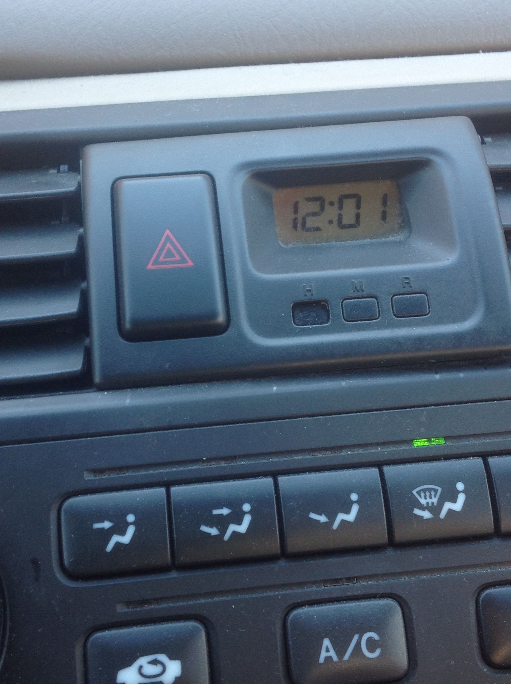 Stuck Clock Button & Blown Light on a 2001 Accord