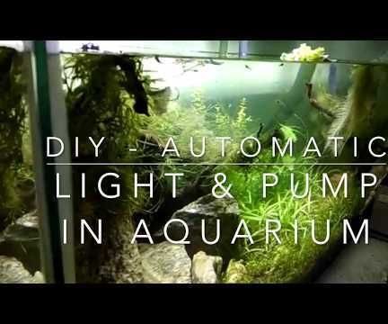 Automatic Light and Pump Aquarium System With Arduino and RTC Timer