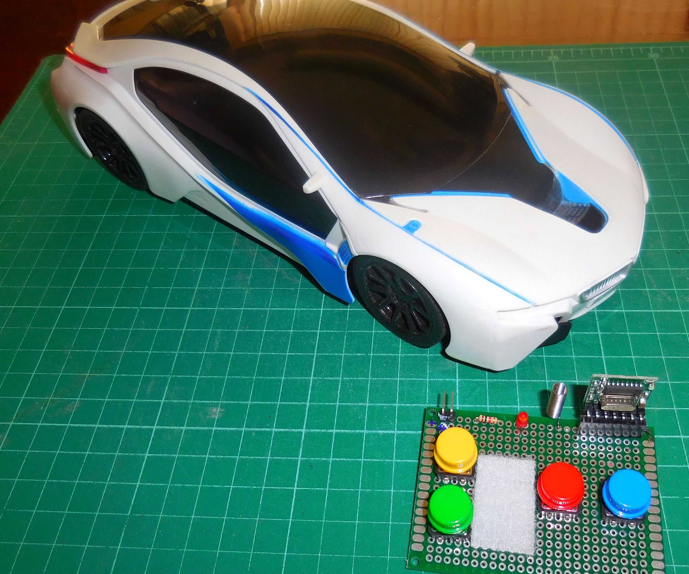 4-CH 433 Mhz Module RC Car {No Coding Rx}