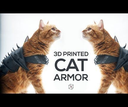 Cat Armor - 3D Printed
