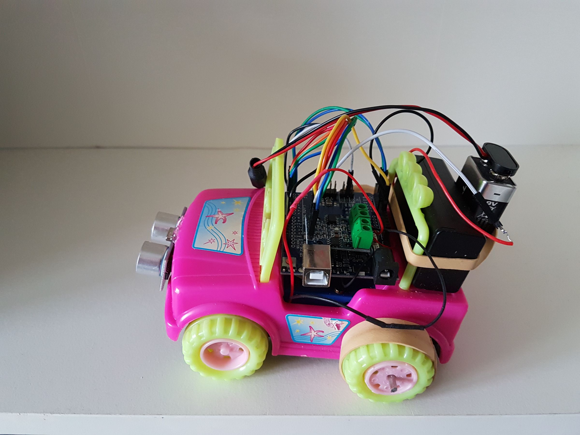Arduino Obstacle Avoiding Toy Car : 4 Steps - Instructables