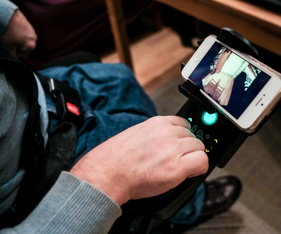 Rear View Camera for an Electric Wheelchair