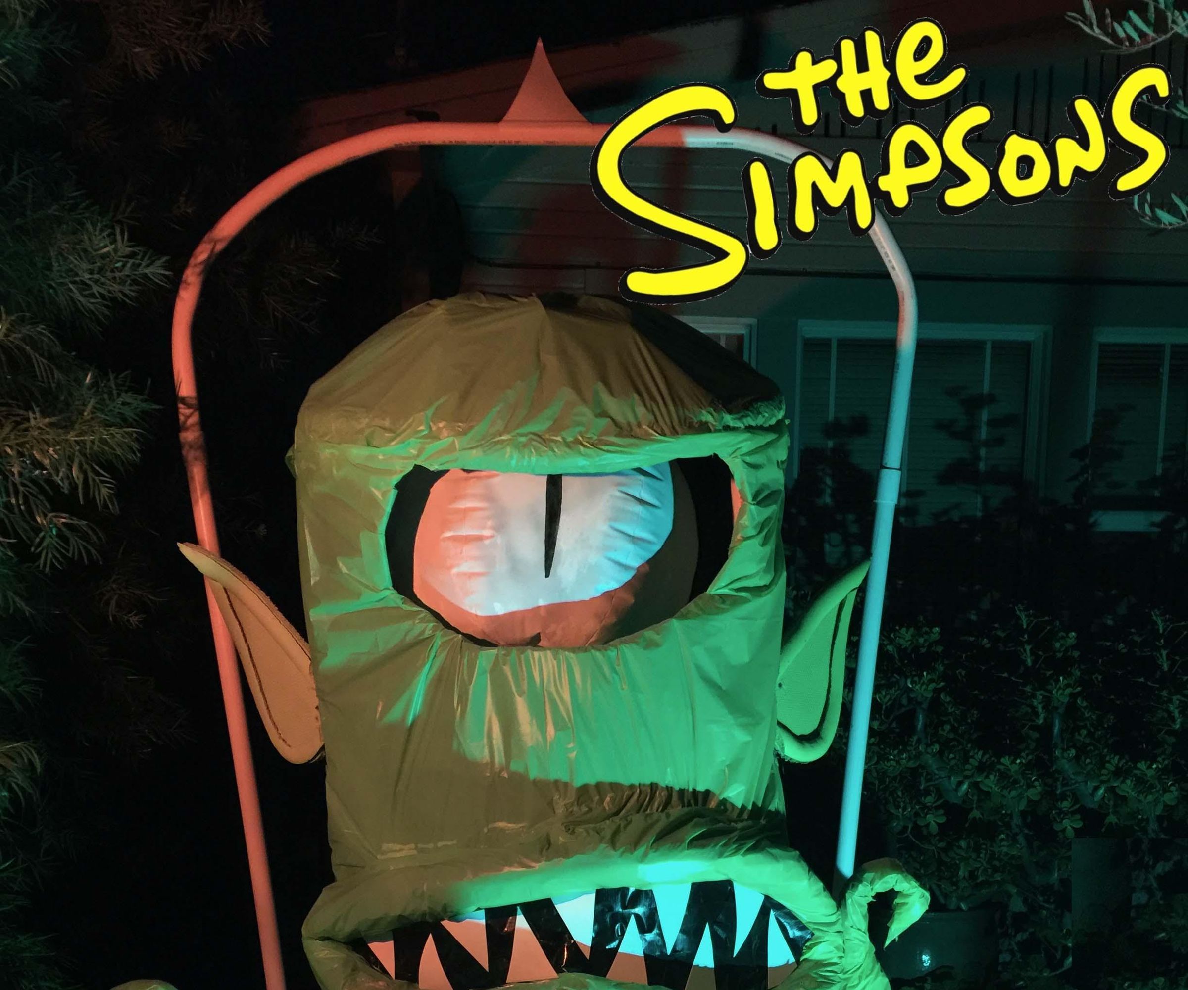 Kang From the Simpsons Yard Decoration