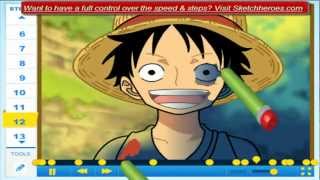 How to Draw Monkey D. Luffy (One Peice)