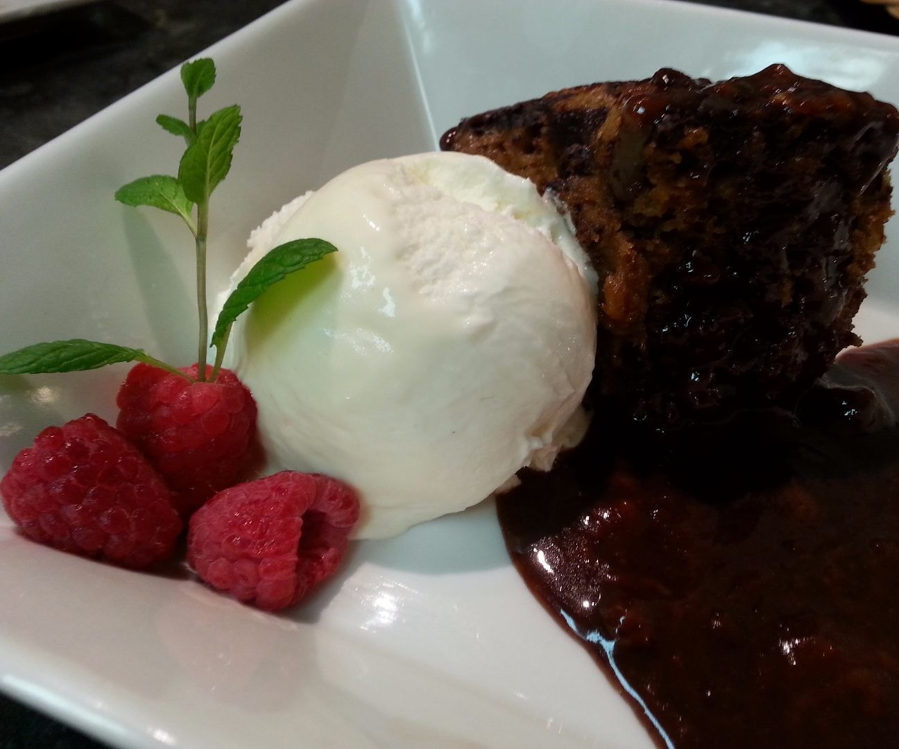 Saucy, Mocha Cake Pudding