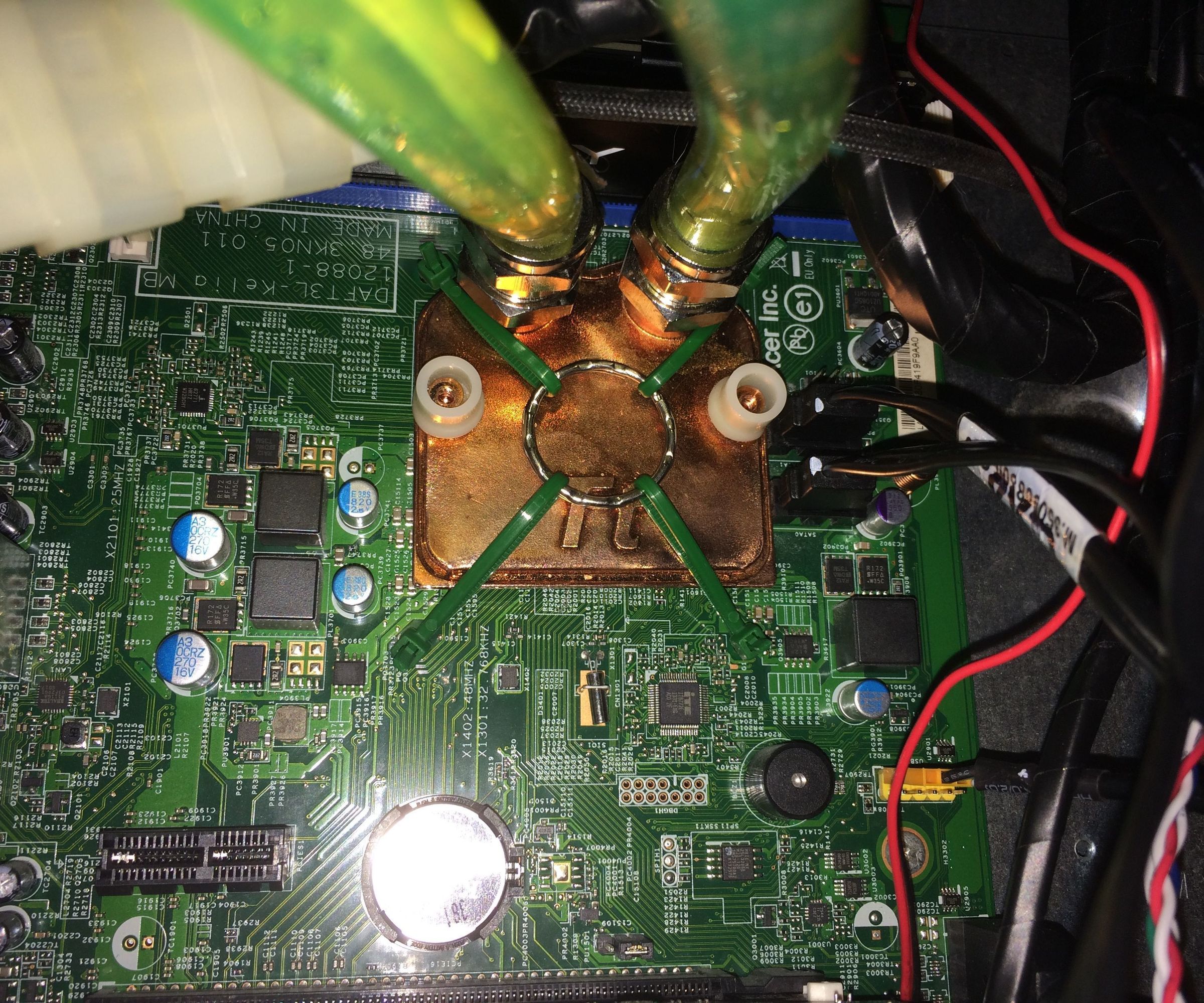 The "O-ring" Trick for CPU COOLING Attachment.