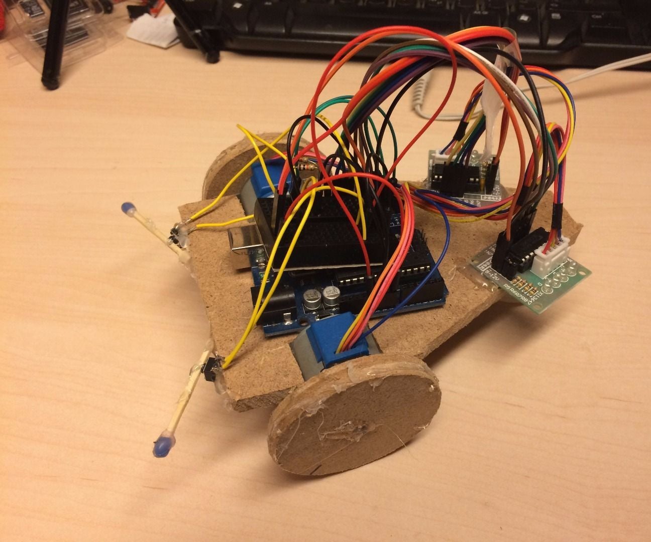 Super Simple and Cheap Arduino Bumper Robot Using 28BYJ-48 Steppers ...