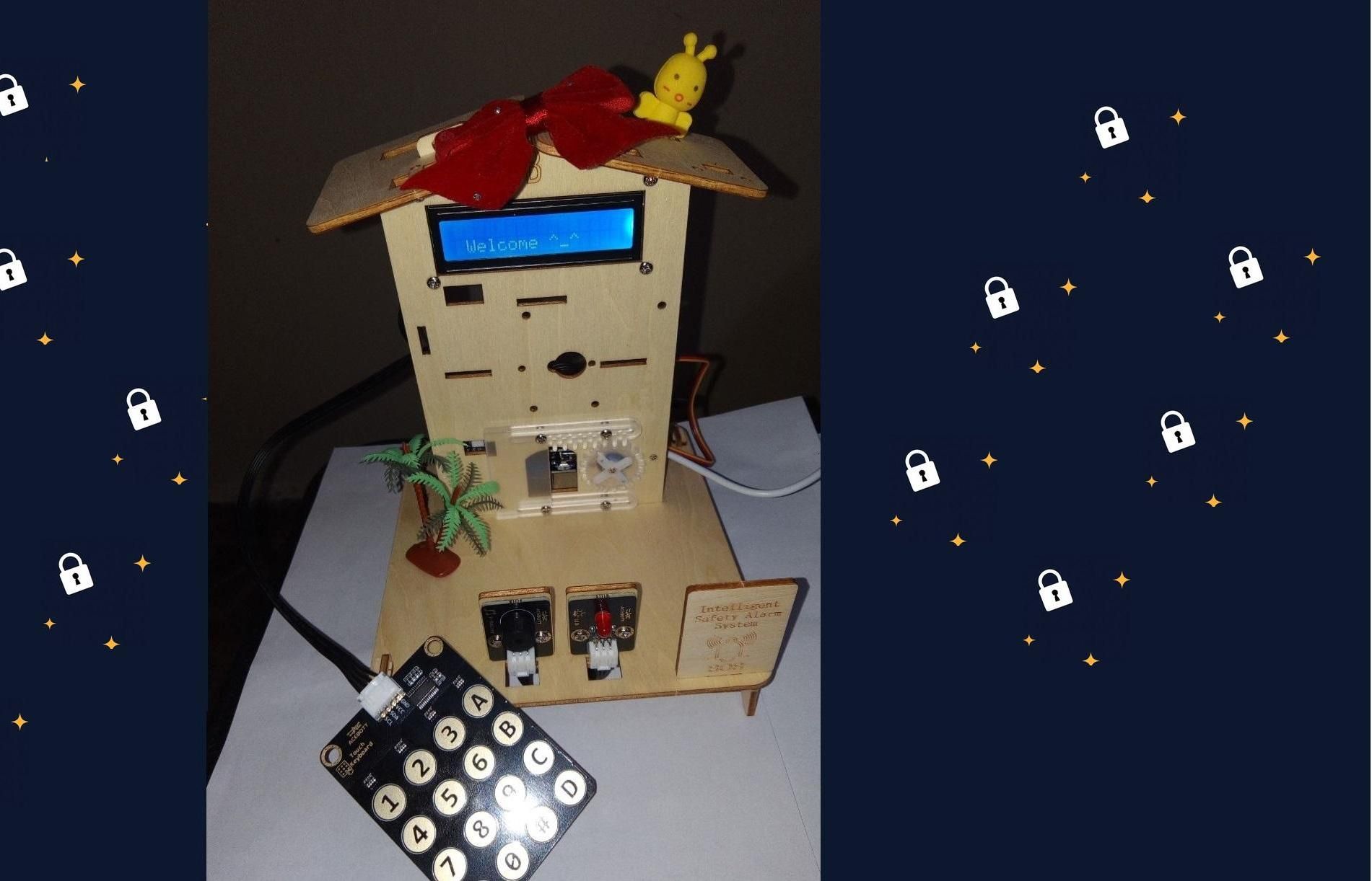 ESP32 Password Access System Built With ACEBOTT Smart Home Kit