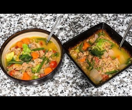 Cheap & Easy Tuna Veggie Soup 