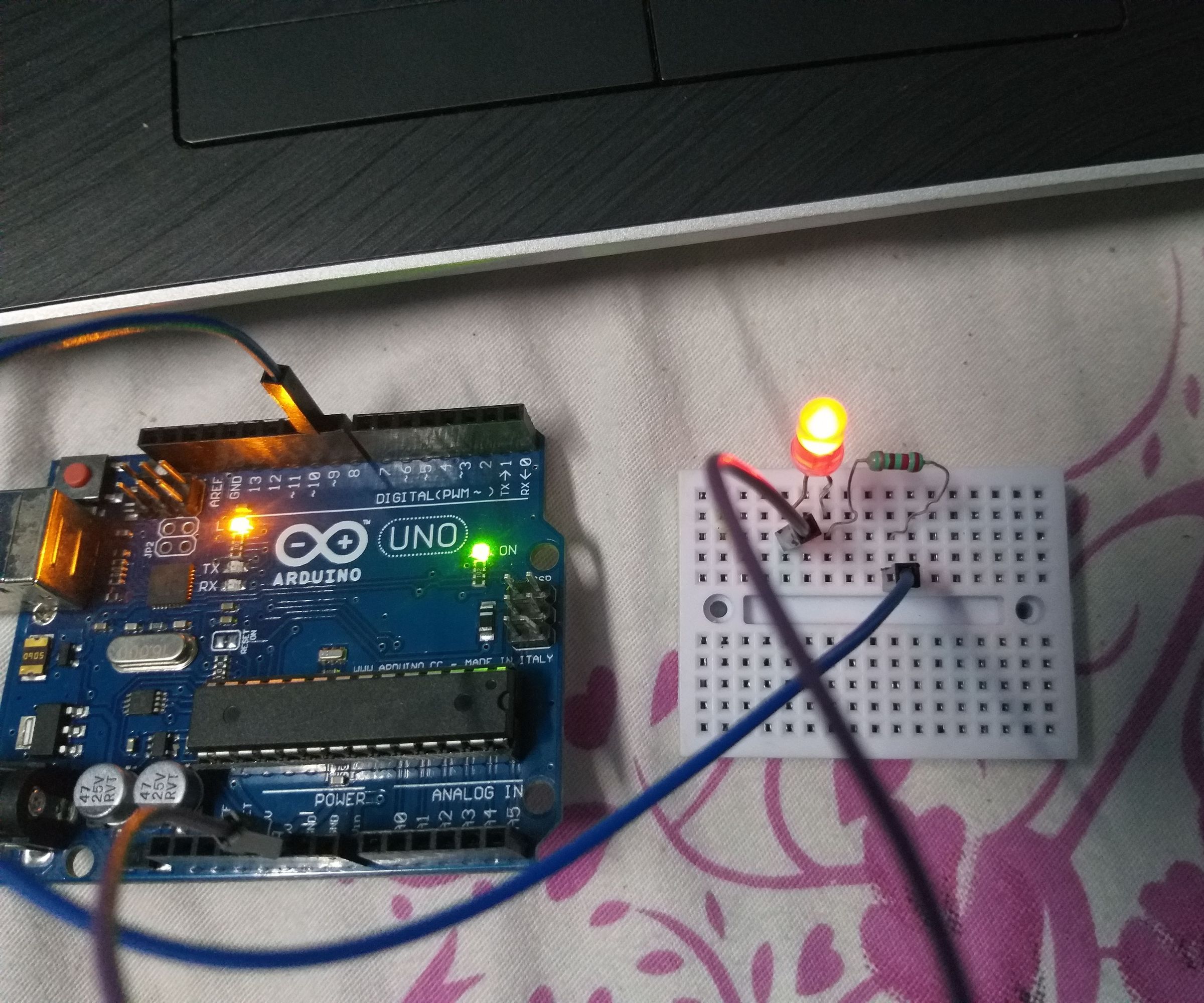 Led Brightness Without Potentiometer With Arduino