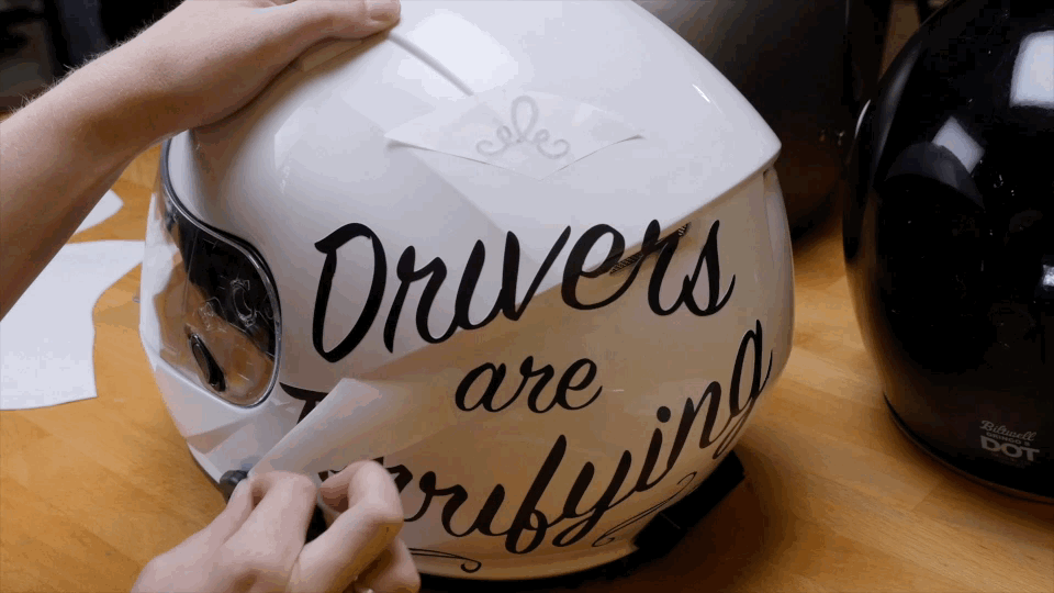 Vinyl Helmet Stickers : 7 Steps (with Pictures) - Instructables