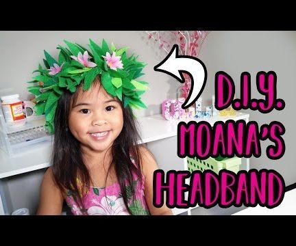 DIY Moana's Flower Headband