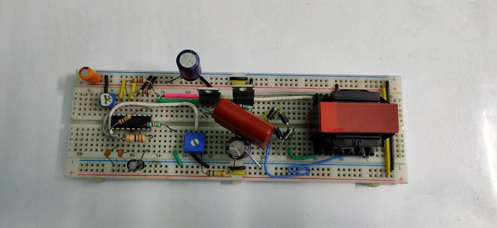 Testing the Circuit on Breadboard