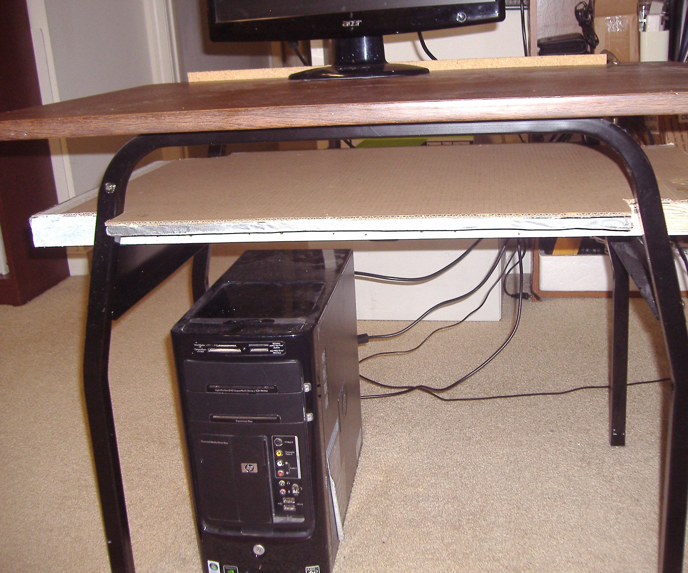 Cardboard and Pallet Shelf