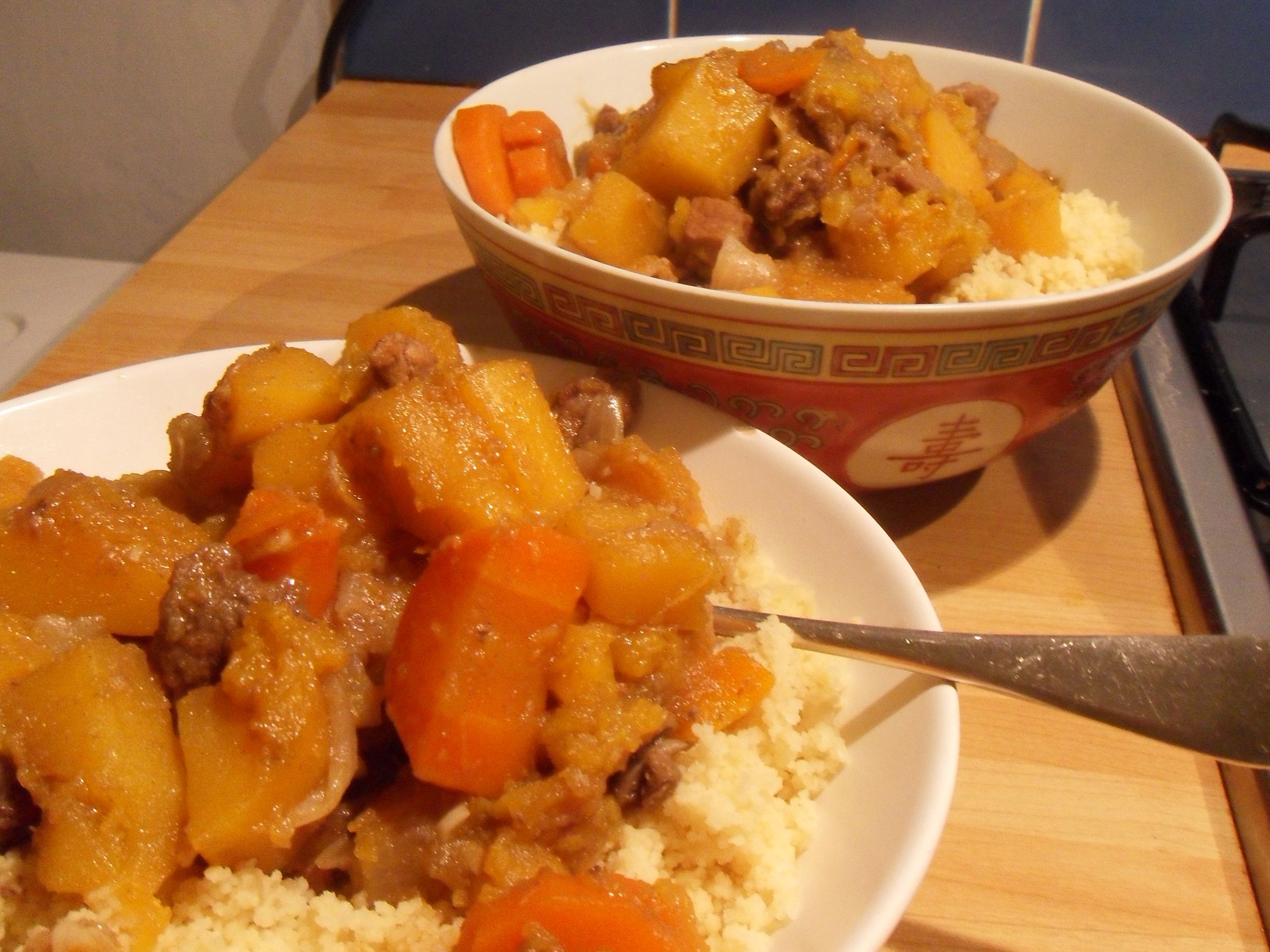 Moroccan Beef Tagine With Butternut Squash