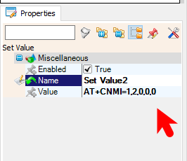 In Visuino Set Components