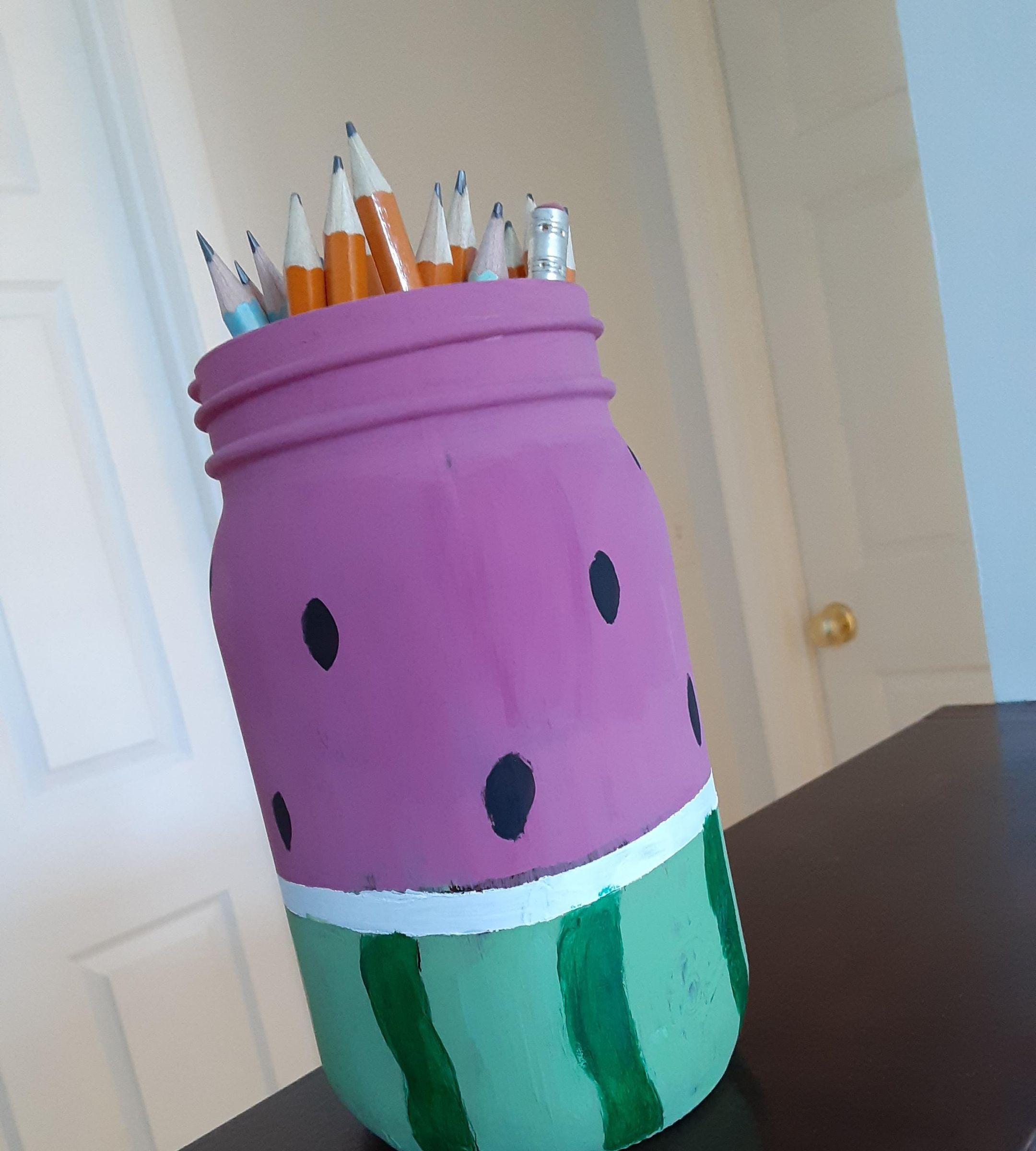 DIY crayon/pencil/marker jar
