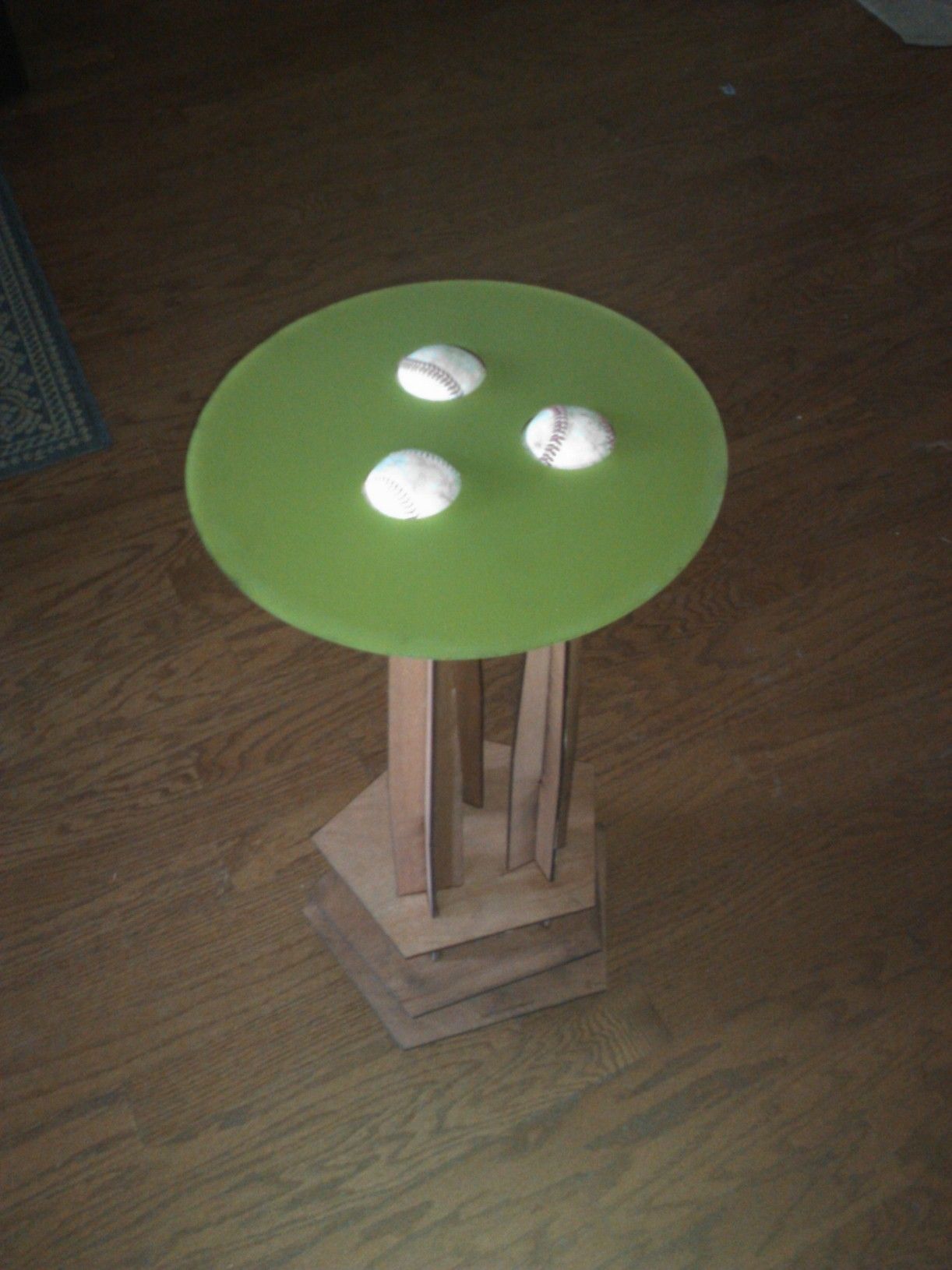 All Recyclable Material -"30" -Batter Up Table"- I Made It at Techshop!