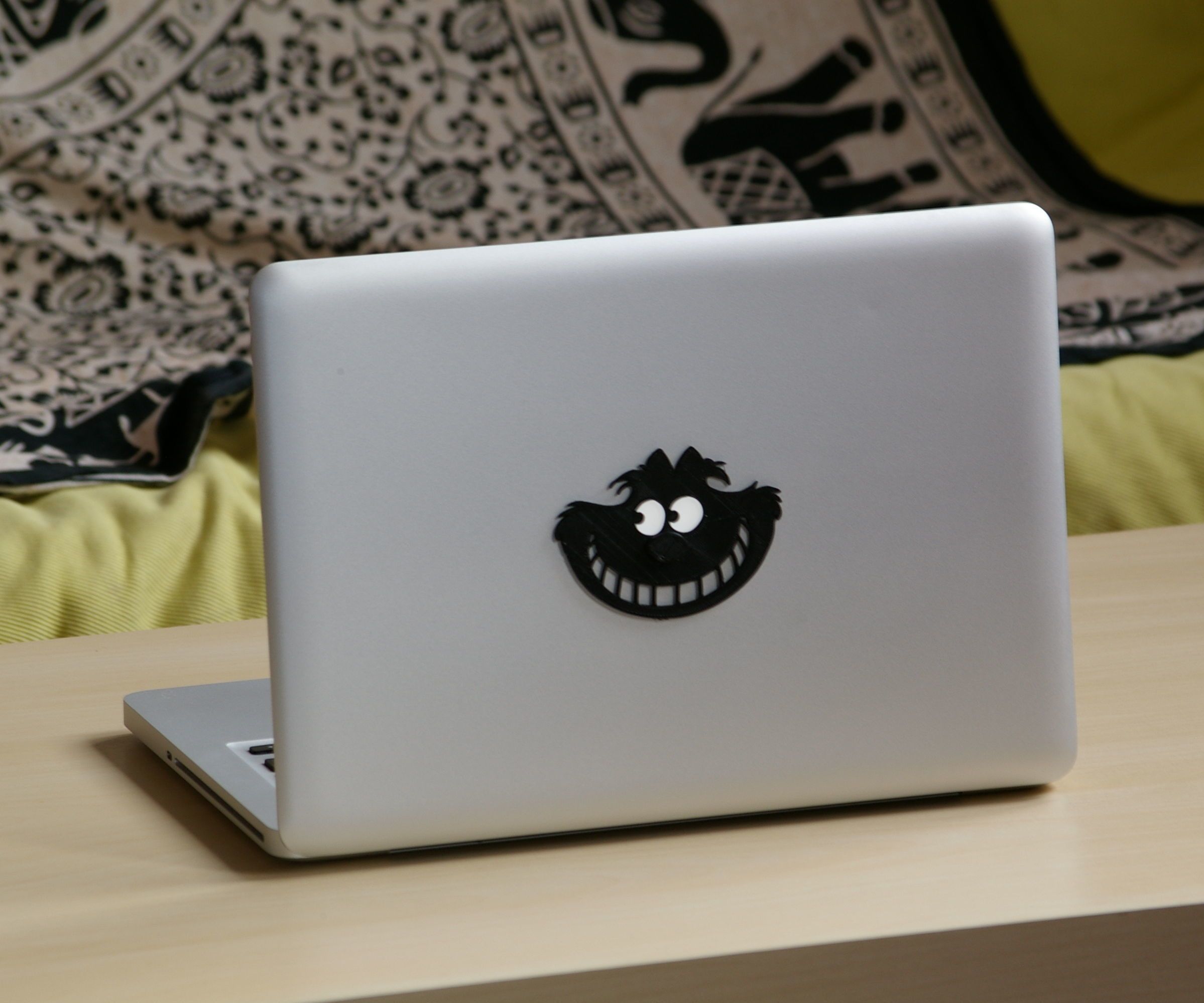 3D Laptop Sticker (Cheshire Cat)