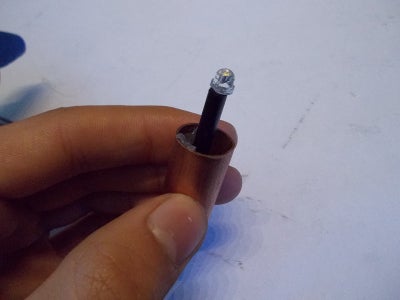 Glue the LED's to the Light Bulbs 