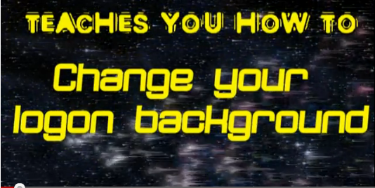 How to Change Your Logon Background