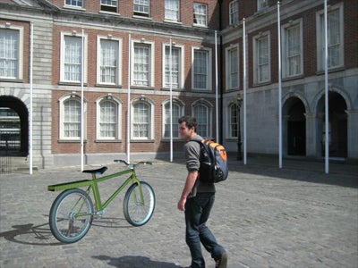 Electric Bicycle With Batteries in the Frame