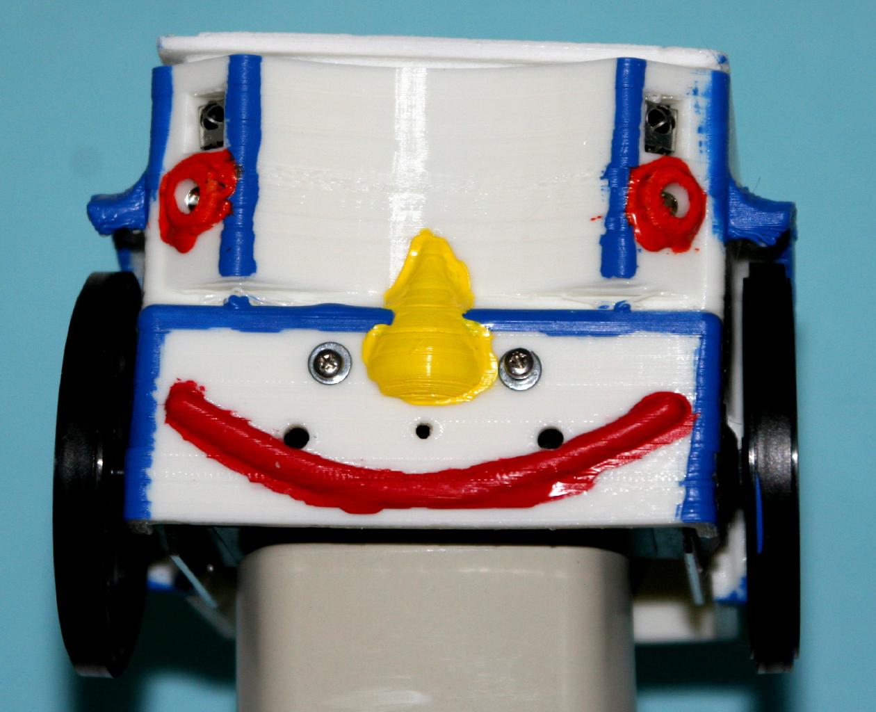 3D Printed Body for the Parallax BOE-Bot Robot ...