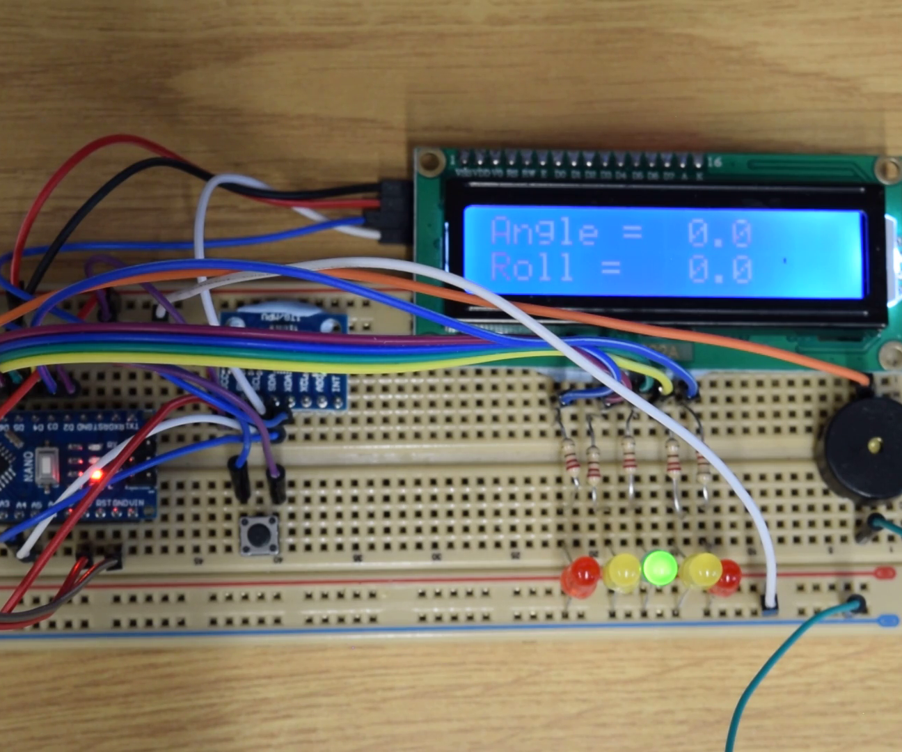 Arduino & MPU6050 Based Digital Spirit Level