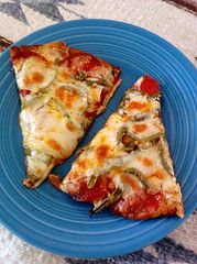 Pepperoni, Pesto, & Prickly Pear Pizza